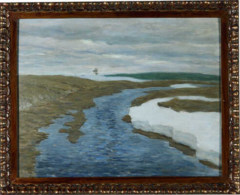 Бялыницкий-Бируля Витольд Каэтанович.  Весенний пейзаж